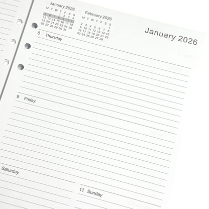 2026 diary refill