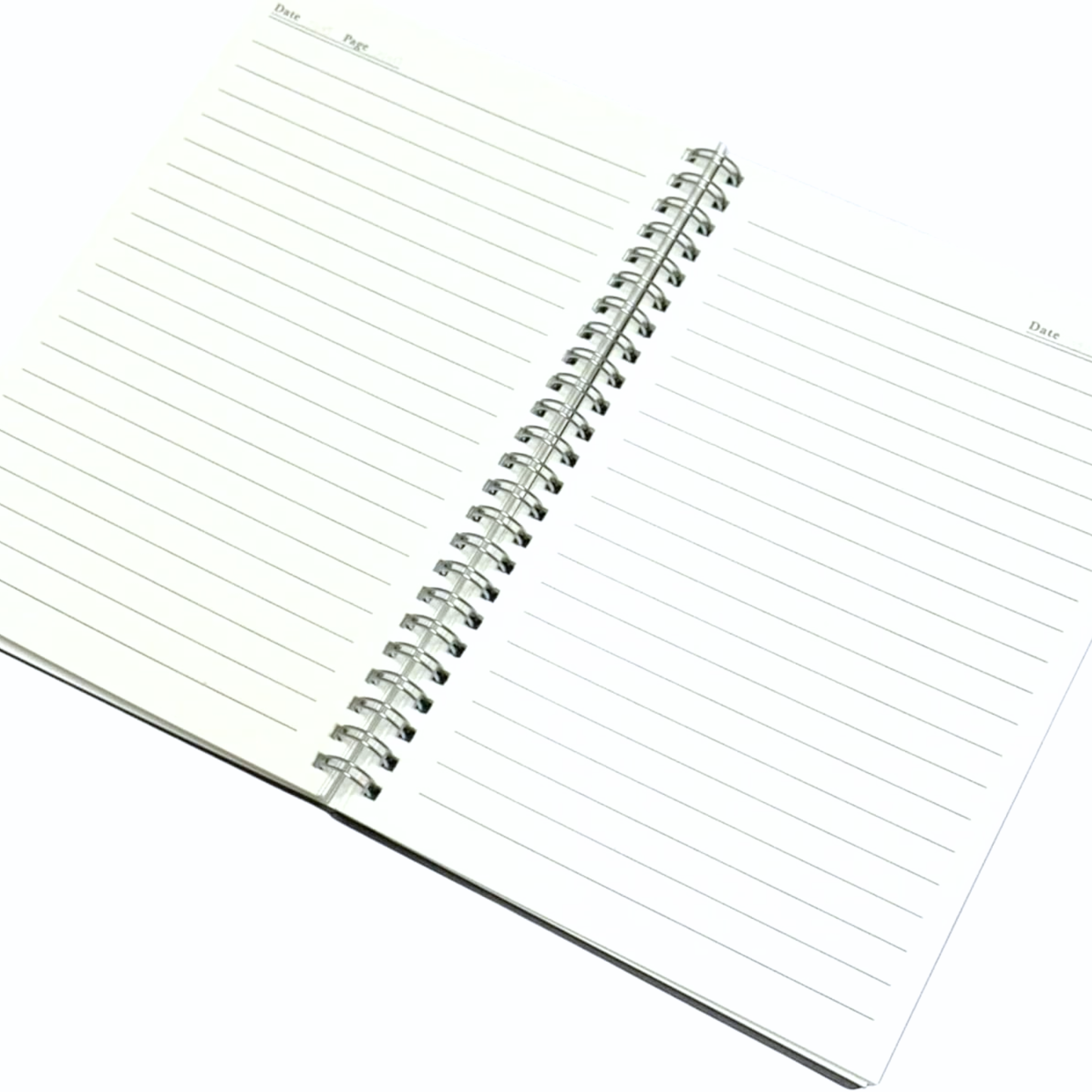 Spiral Notebook – 160 Lined Pages | 80gsm Wide Ruled | Black Wipeable Cover | A5 & B5