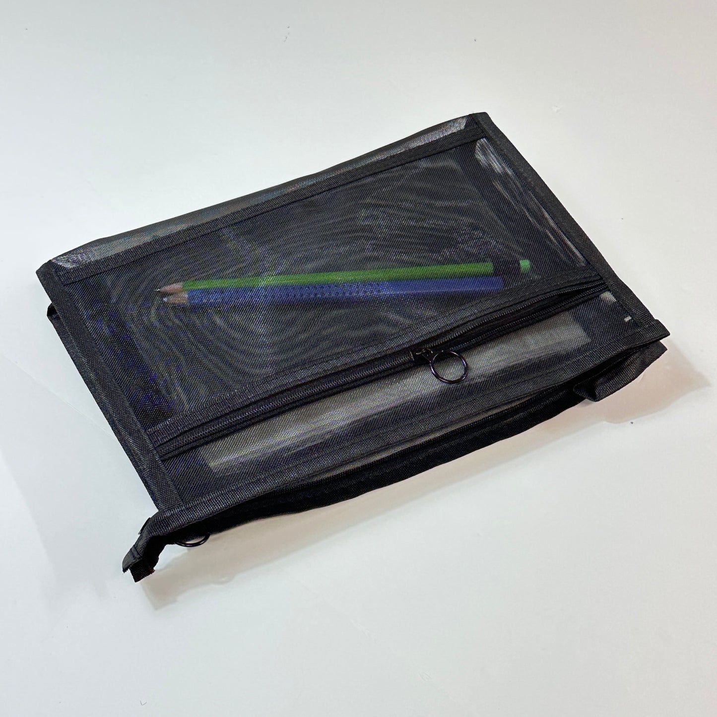 A4 Mesh Document Bag with Zip – Large Tote, Medium & Small Pouch