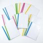 A4 Sliding Bar Report Covers – Pack of 10 Assorted Pastel Colours