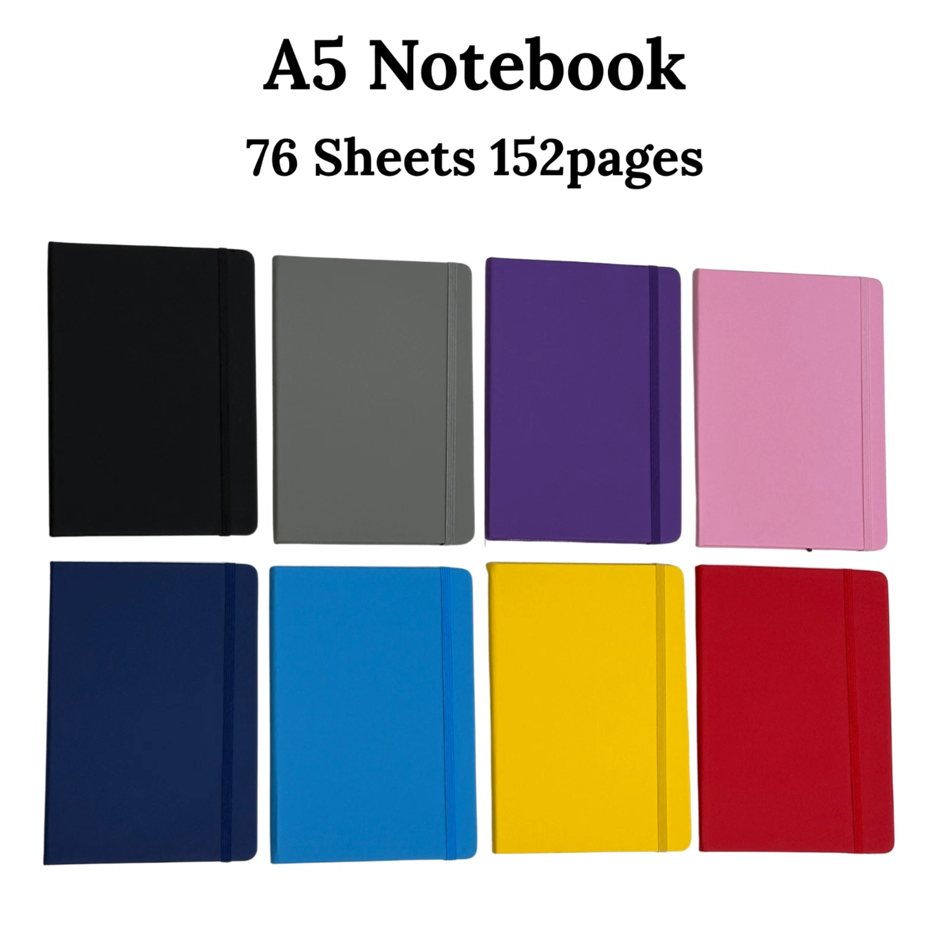 a5 notebook soft padded cover lined pages