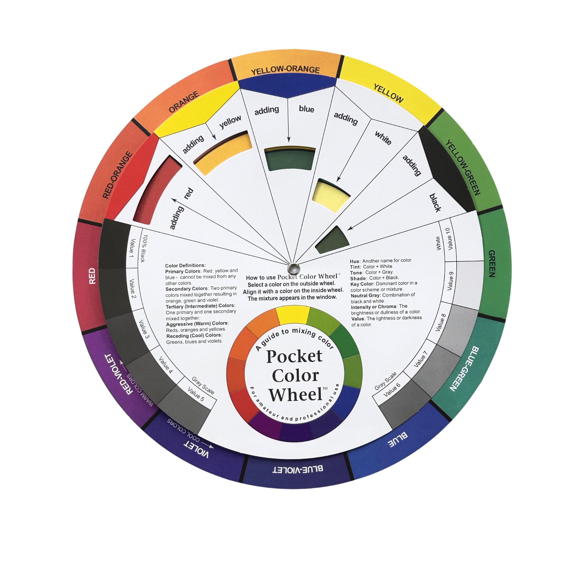 Colour wheel , a gift for art lovers, colour mixing techniques