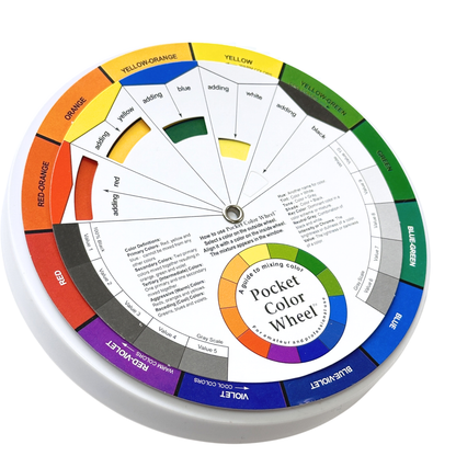clear view pocket colour wheel a guide to mixing colours
