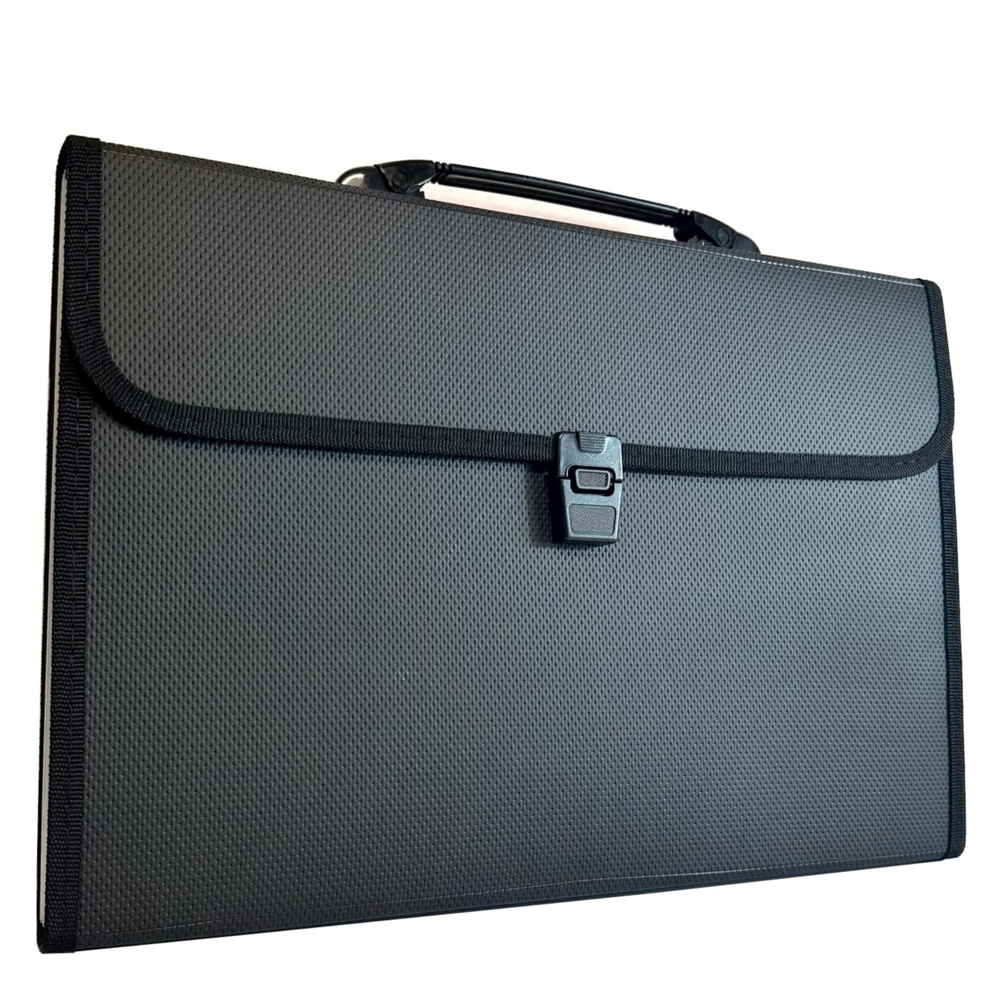 Black Folder A4 Filing Documents expanding File 13 pockets with labels